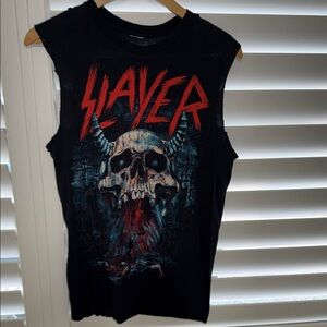 Slayer tee size small 18.5" pit to pit vintage band tee